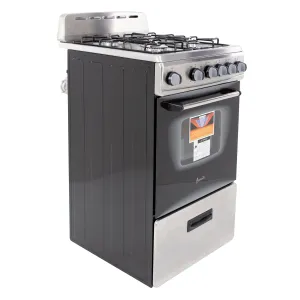 Avanti - GR2013CSS. Avanti 20 Compact Gas Range Oven. in Stainless Steel