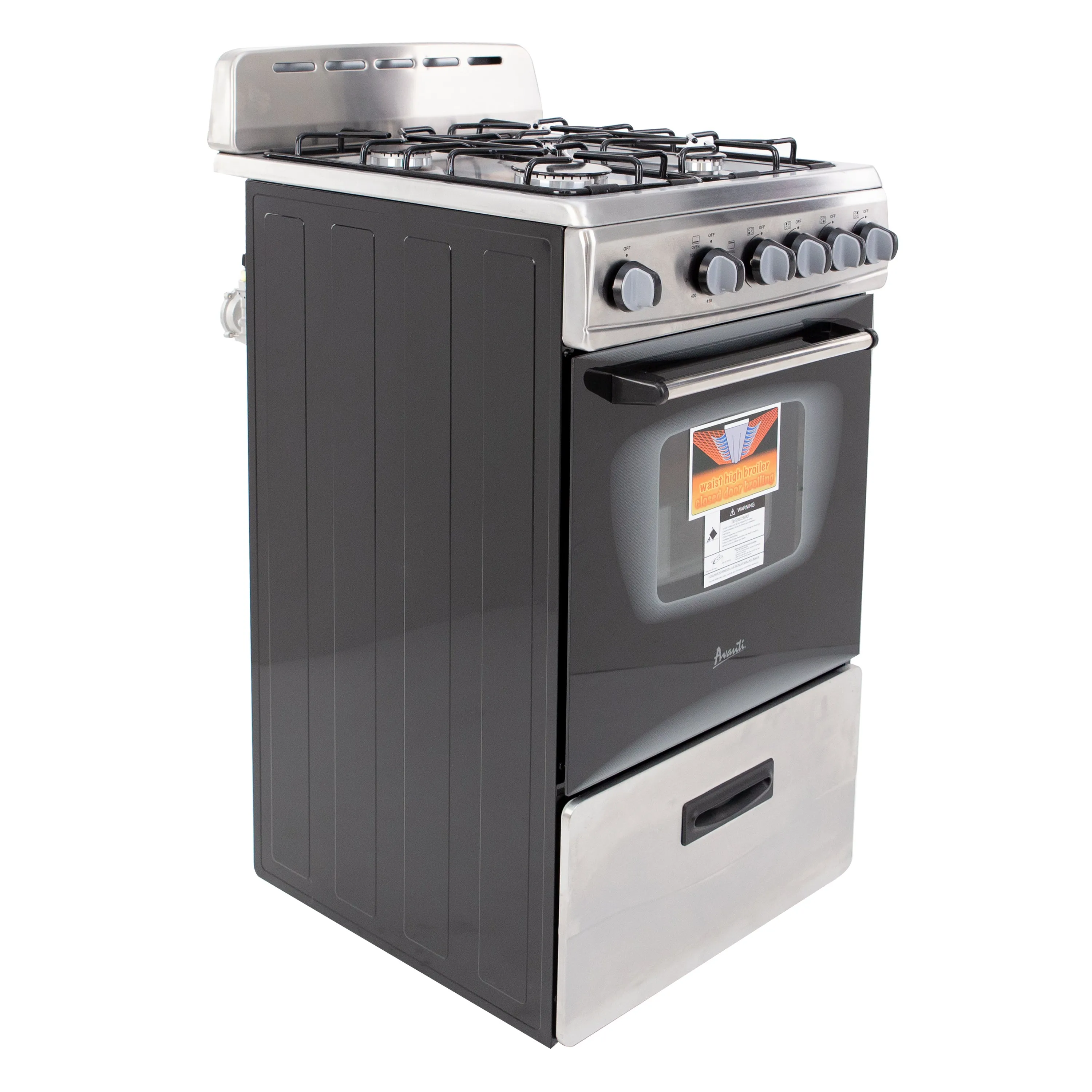 Avanti - GR2013CSS. Avanti 20 Compact Gas Range Oven. in Stainless Steel