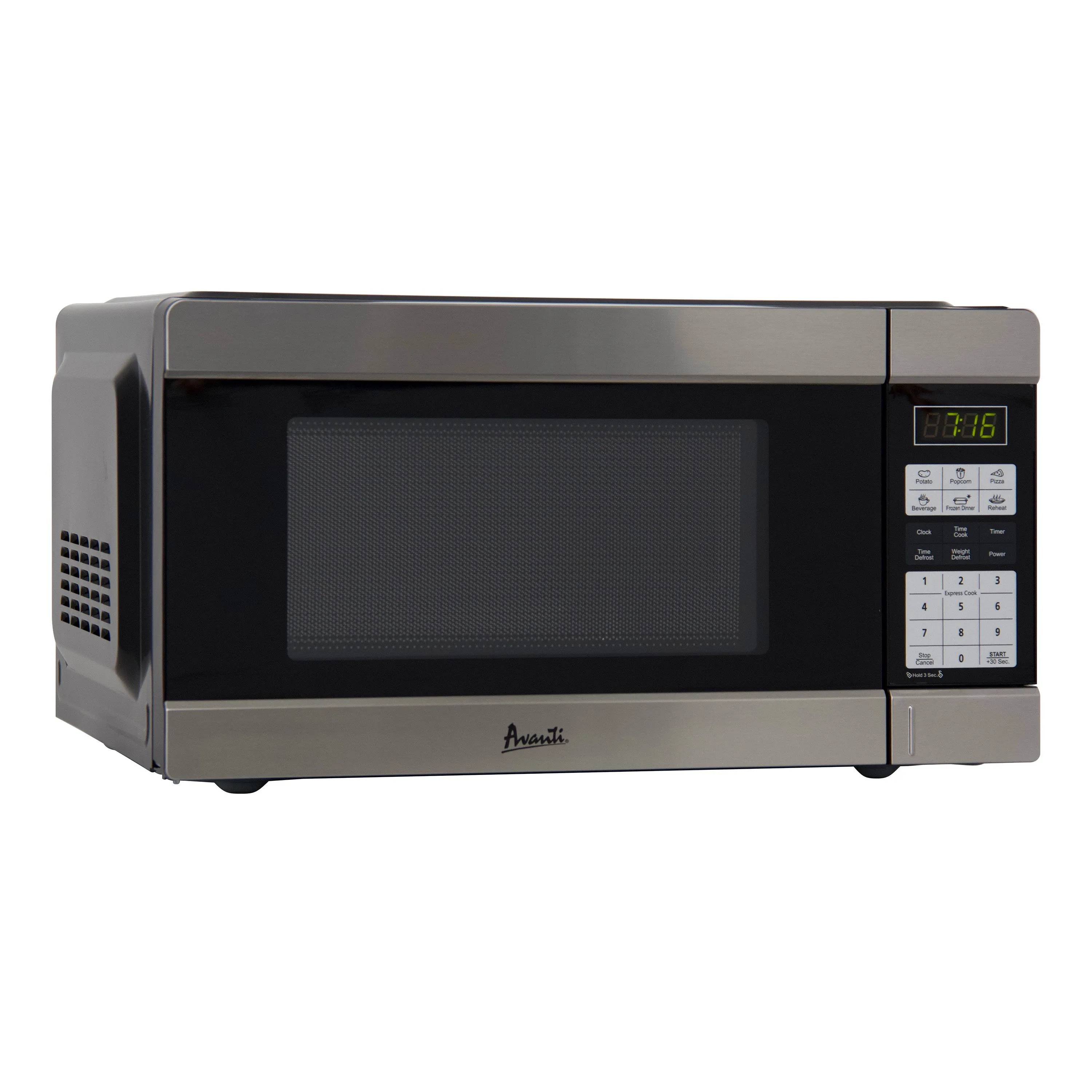 Avanti - MT113K3S. Avanti Countertop Microwave Oven. 1.1 cu. ft.. in Stainless Steel