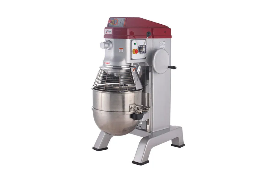 Axis - AX-M60P. Commercial 60 Quart Pizza Mixer. 2 Speed  With 3 Attachments