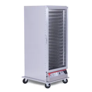 BevLes - PHC70-32-A-4L1. BevLes Full Size Non-Insulated PHC Proofing & Holding Cabinet. 230V. Left Hand Hinge. 1 Door. in Silver