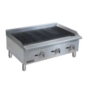 Black Diamond - ECTC-36/NG. Standard  Gas Charbroiler. 3 Burner. 90K