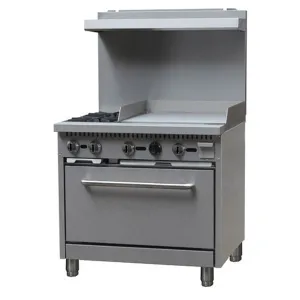 Black Diamond - GR-3624G/NG. Gas Range. 36 With 24 Griddle