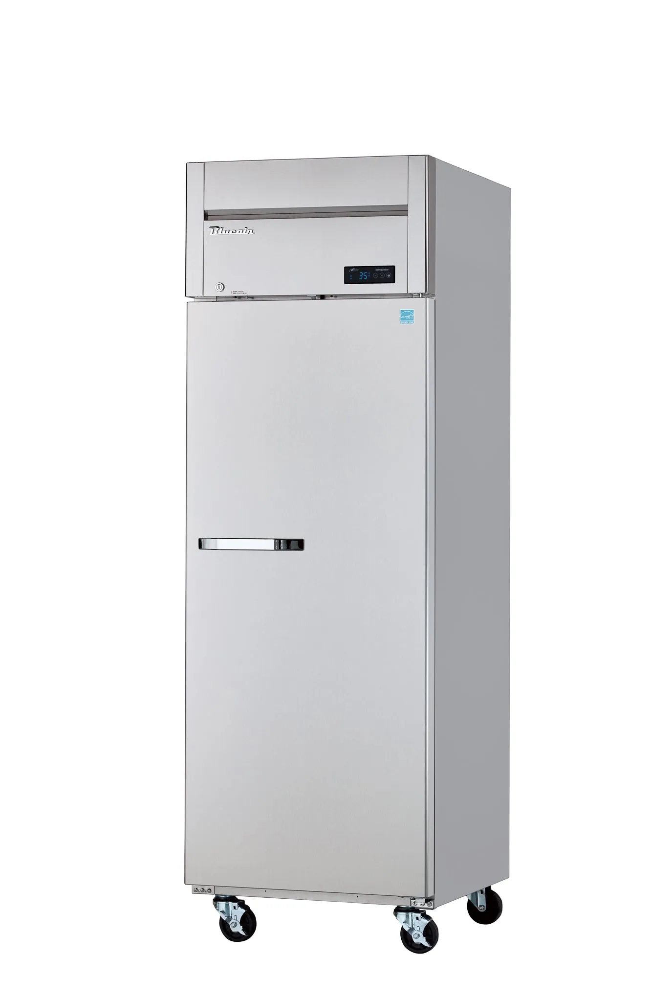 Blue Air - BSR23T-HC. 1 Solid Door Stainless Refrigerator. Top-Mount Compressor. R-290 Refrigerant