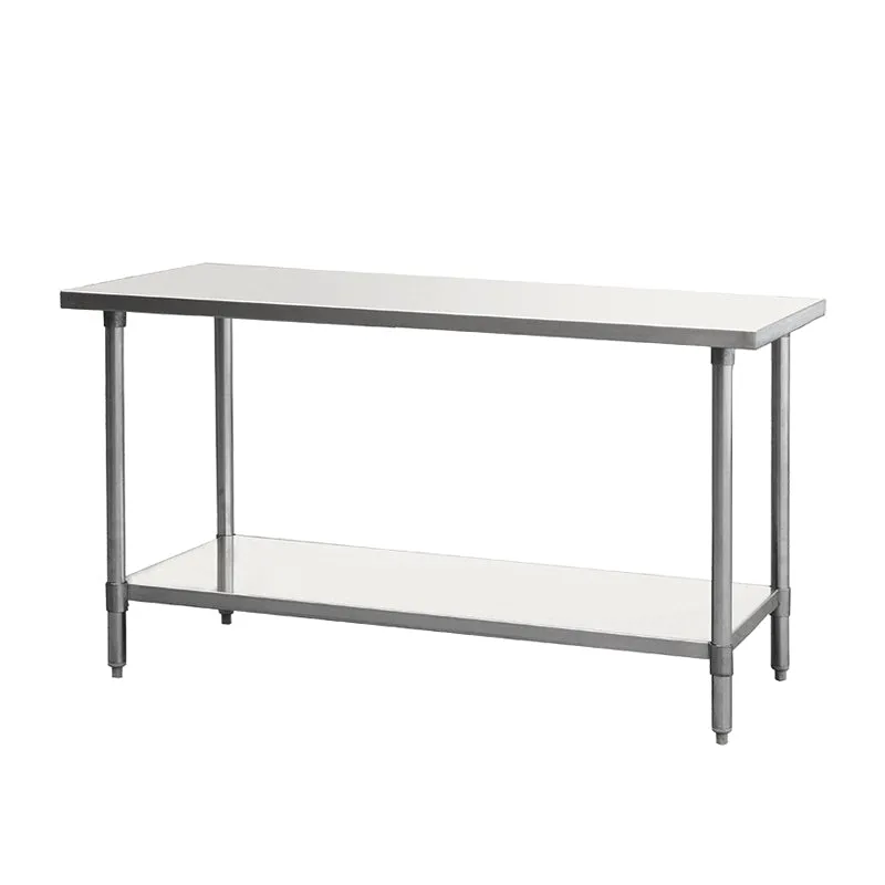 Chef AAA - 22066. Commercial 48 Work Table 48 x 24 x 34 Stainless Steel NSF