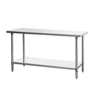 Chef AAA - 22067. Commercial 60 Work Table 60 x 24 x 34 Stainless Steel NSF