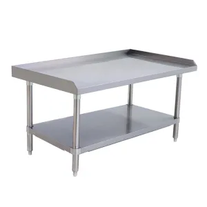 Chef AAA - ATSE-2848. Commercial Equipment Stand Stainless Steel Size 48x 28x 24 NSF