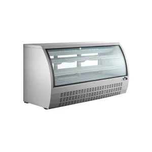 Chef AAA - DC200-HC. Commercial 82 Deli Case Refrigerator Stainless Steel Meat Display 32cu.ft.