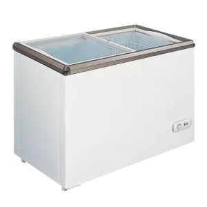 Chef AAA - FR-CN-0320. Commercial 45 Glass Door Frozen Food or Ice Cream Chest Freezer Display 11cu.ft.