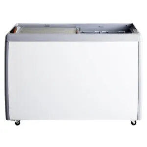 Chef AAA - FR-CN-0360-R. Commercial 50 Glass Door Frozen Food or Ice Cream Chest Freezer Display 13.1cu.ft.