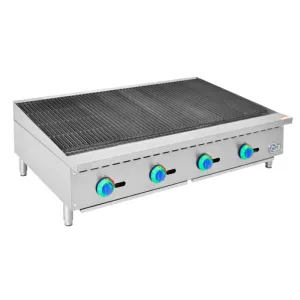 Chef AAA - KF-CB48-M. Commercial 48 Radiant Charbroiler Countertop Gas