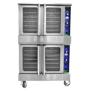 Chef AAA - KF-DDCOE-208. Commercial Double Deck Convection Oven Electric 208V