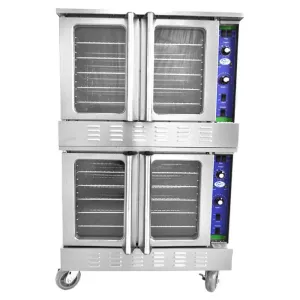 Chef AAA - KF-DDCOG. Commercial Double Deck Convection Oven Natural Gas