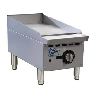 Chef AAA - KF-G12-T-P. Commercial 12 Countertop Griddle Thermostat Gas