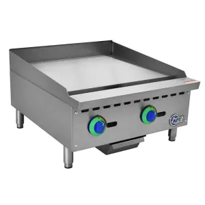 Chef AAA - KF-G24-M. Commercial 24 Countertop Griddle Gas