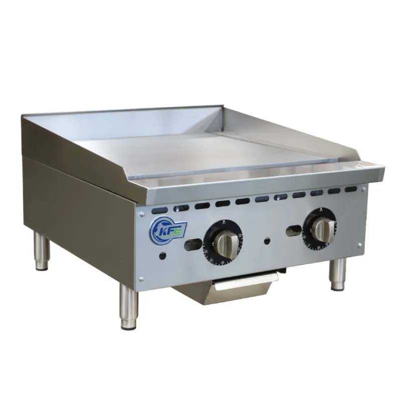 Chef AAA - KF-G24-T-P. Commercial 24 Thermostat Griddle Countertop Gas