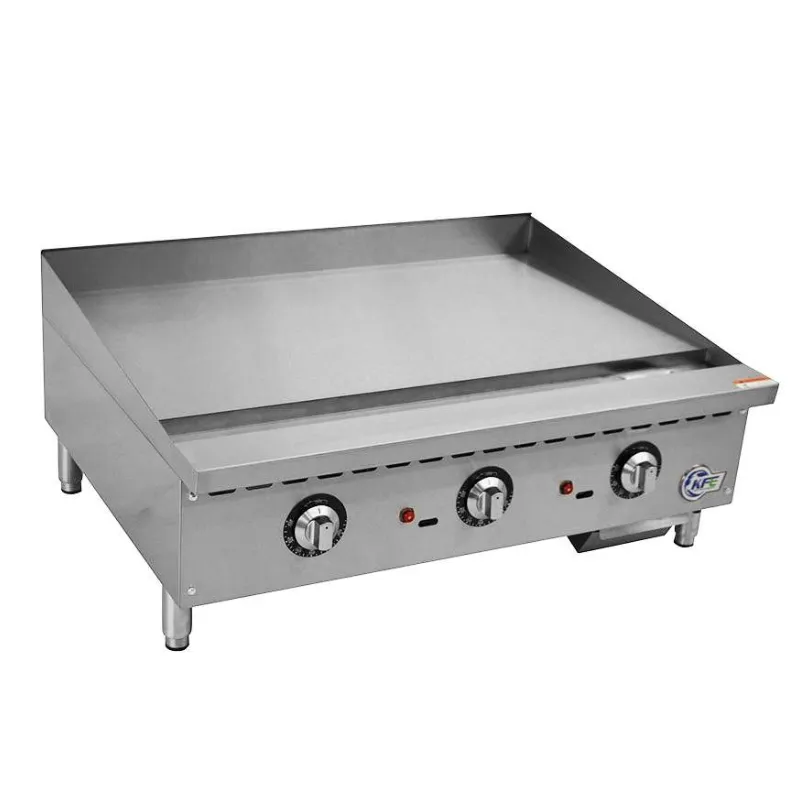 Chef AAA - KF-G36-T. Commercial 36 Thermostat Griddle Countertop Gas