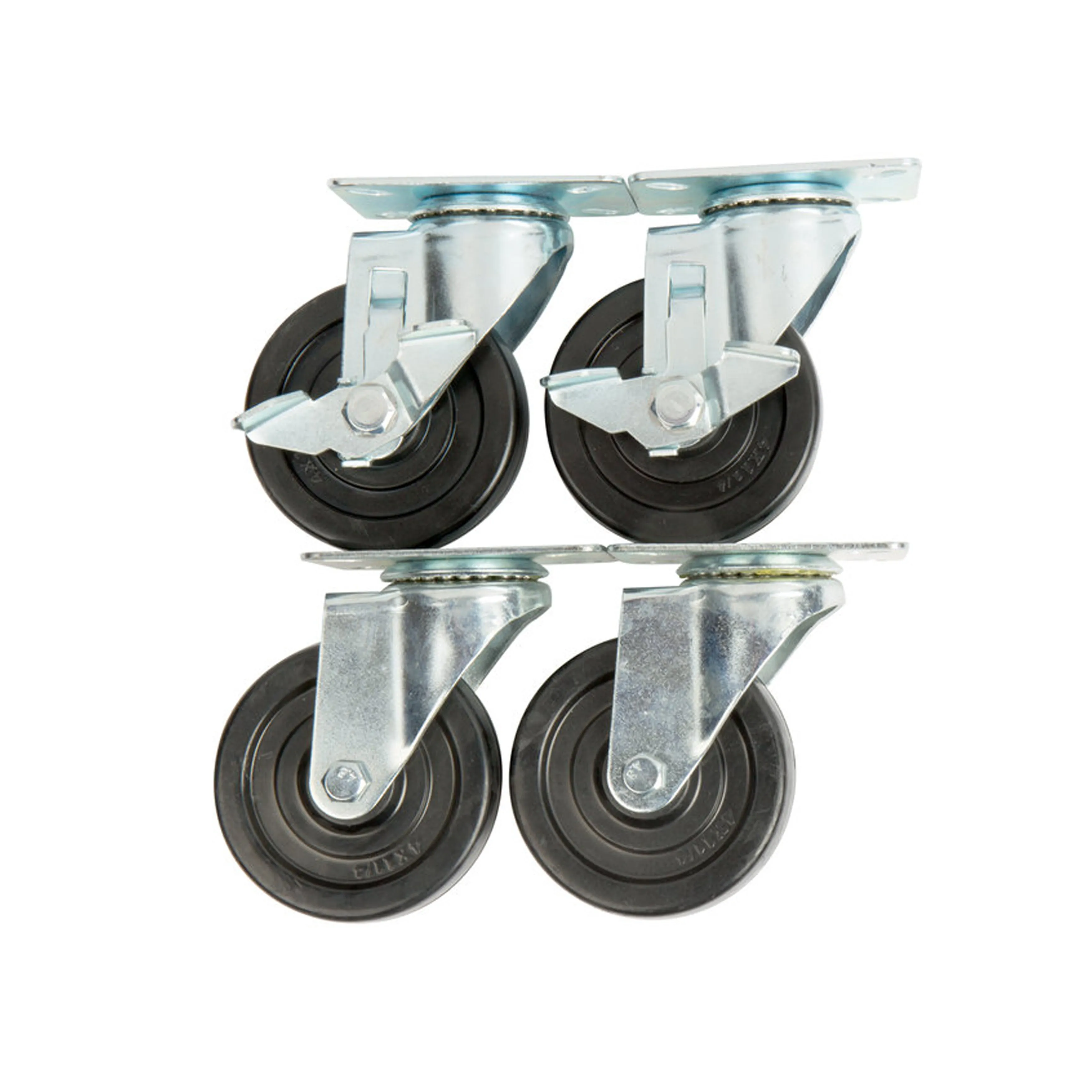 Chef AAA - PT-4CSTRW. Prep Tables Casters Wheels. Locks and Hardware Set