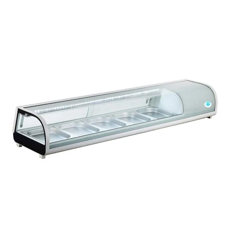 Chef AAA - RTS-132L. Commercial 71 Refrigerated Sushi Display Case NSF