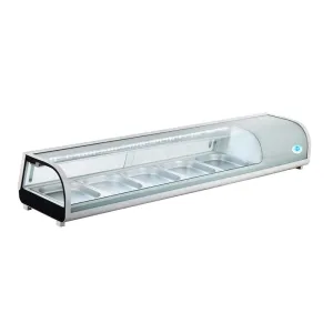 Chef AAA - RTS-132L. Commercial 71 Refrigerated Sushi Display Case NSF