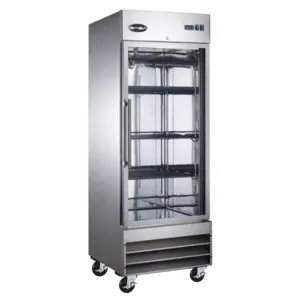Chef AAA - S-23RG. Commercial Single Glass Door Reach-In Commercial Refrigerator