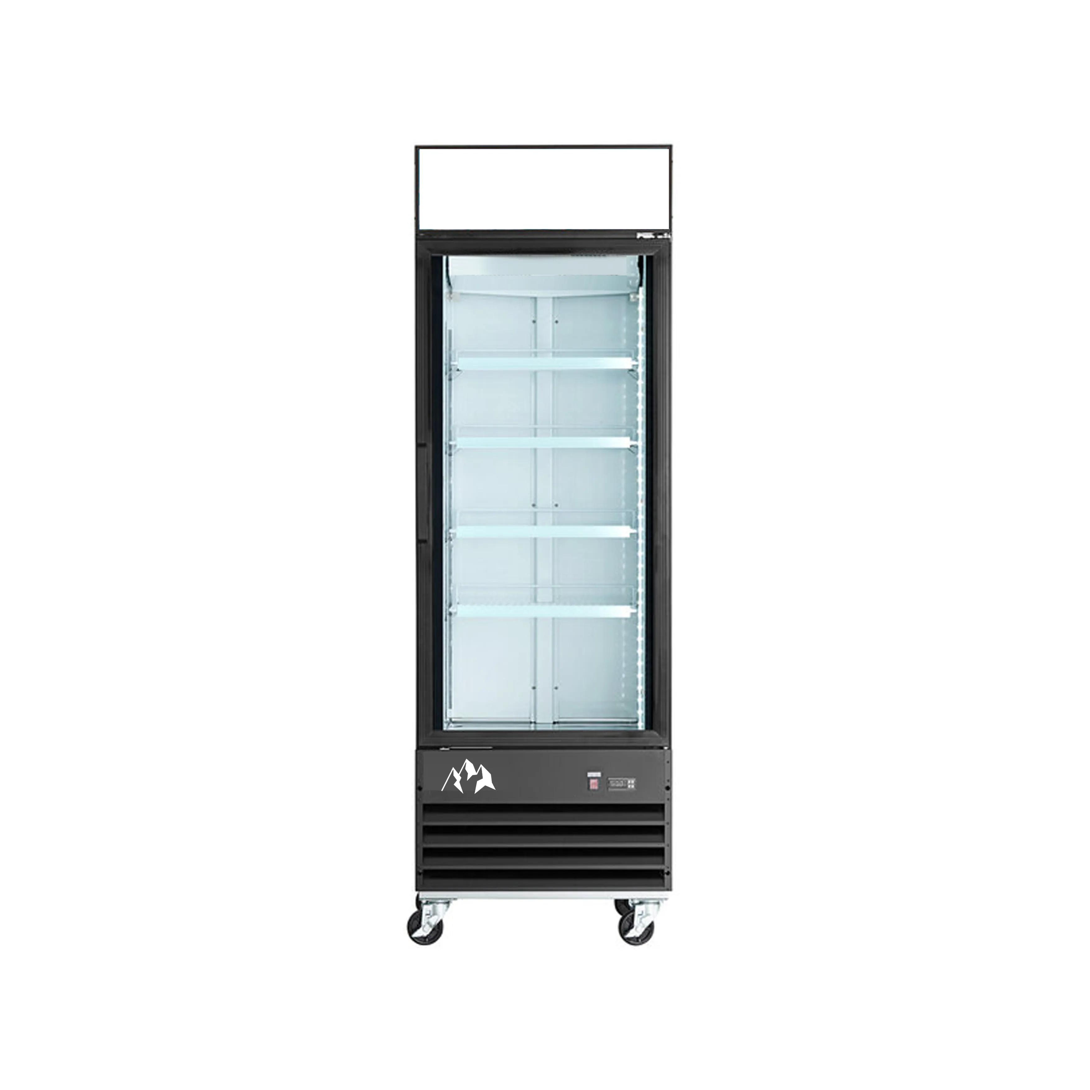 Chef AAA - SC-568FDX. Commercial 27 1 Glass Door Merchandiser Refrigerator 20 cu. ft.
