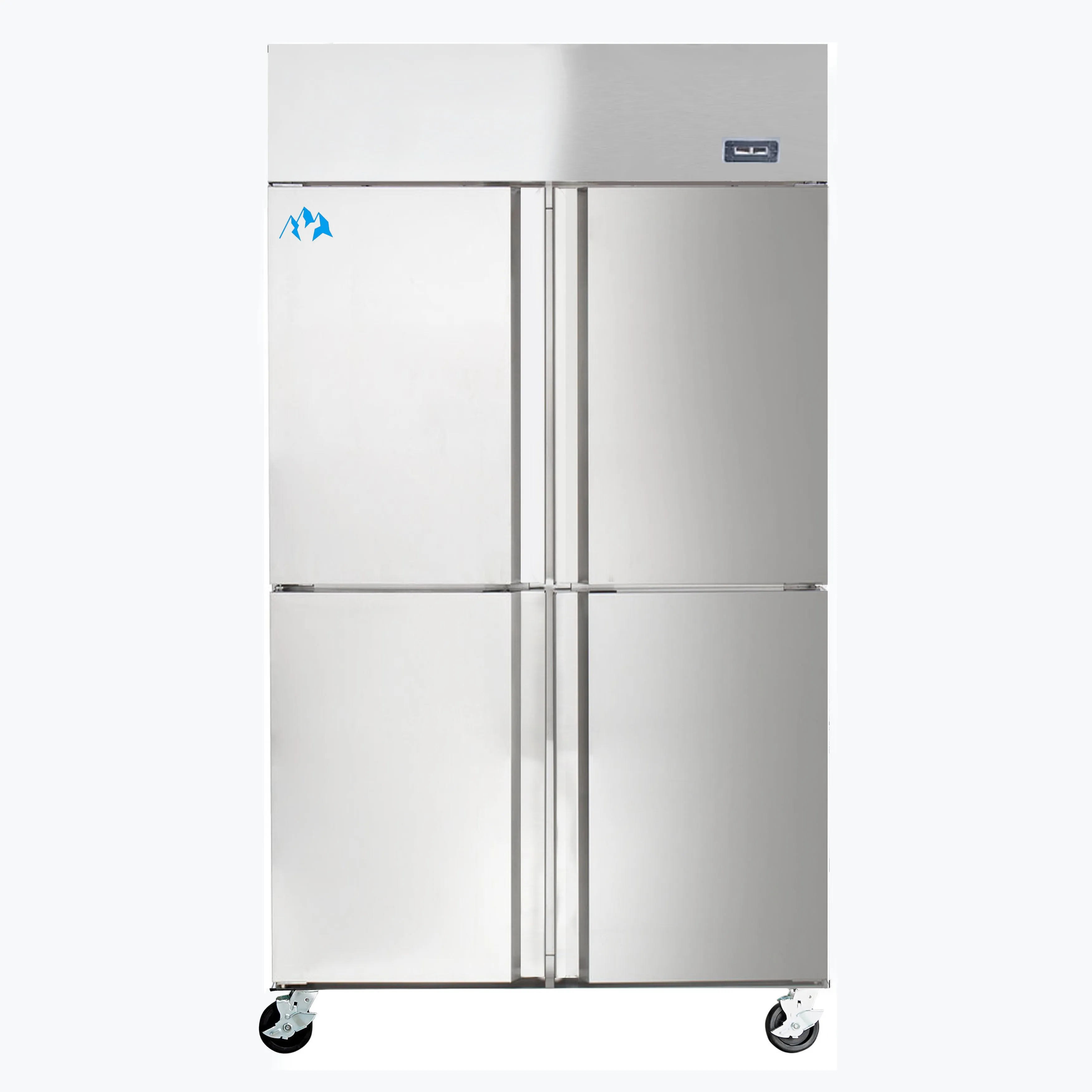 Chef AAA - SCD-880F. Commercial Solid 4 Half Door Reach-In Freezer 32 cu.ft.