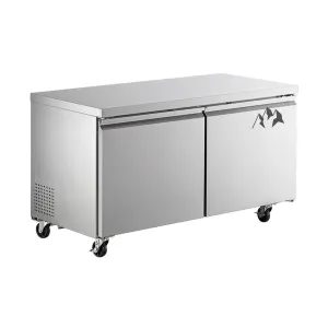 Chef AAA - SS-UC-60F-HC. Commercial 60 Undercounter Freezer 15 cu.ft.