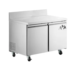 Chef AAA - SS-UCSG-48F-HC. Commercial 48 Undercounter Freezer with Splash Guard 12 cu.ft.