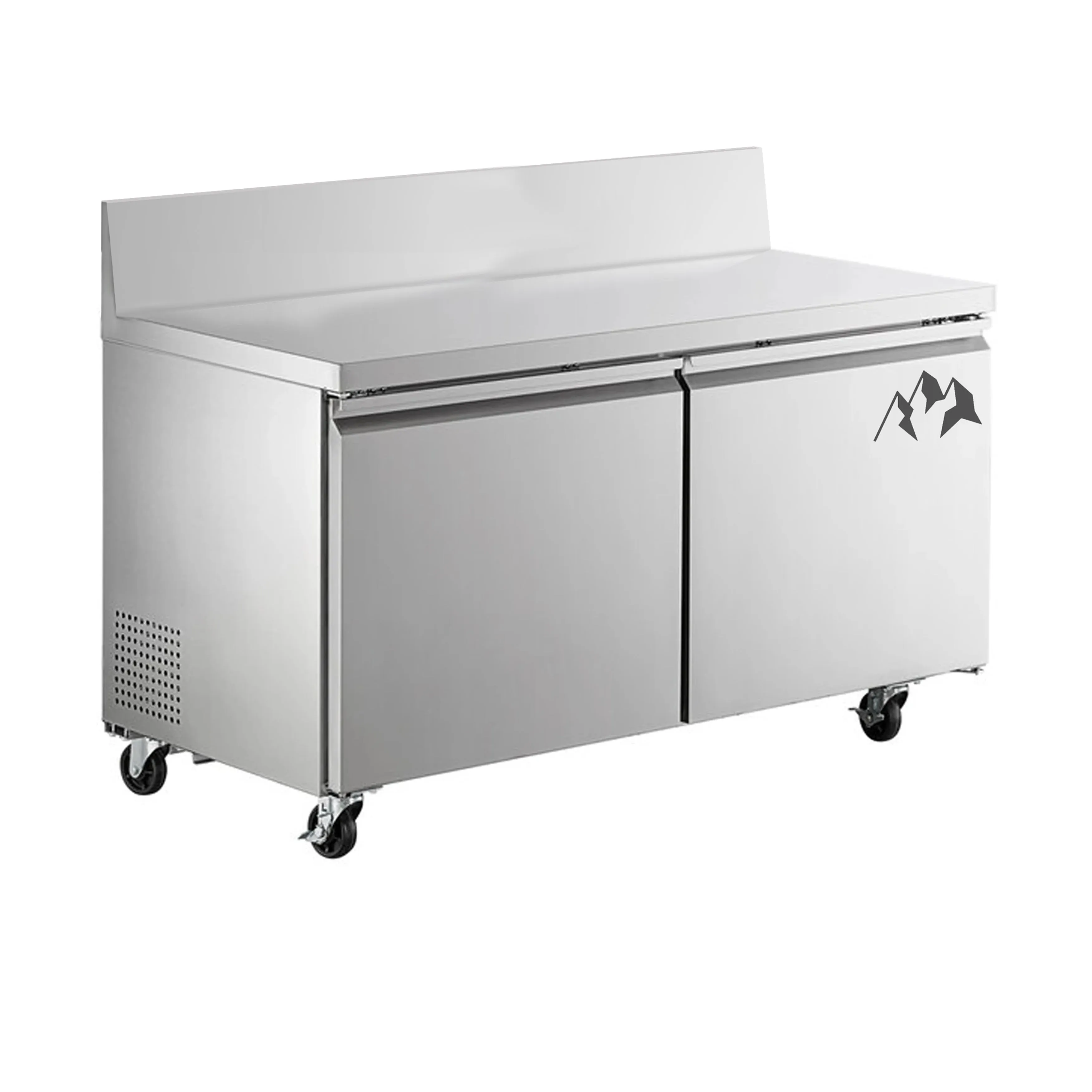 Chef AAA - SS-UCSG-60R-HC. Commercial 60 Undercounter Refrigerator with Splash Guard 15 cu.ft.