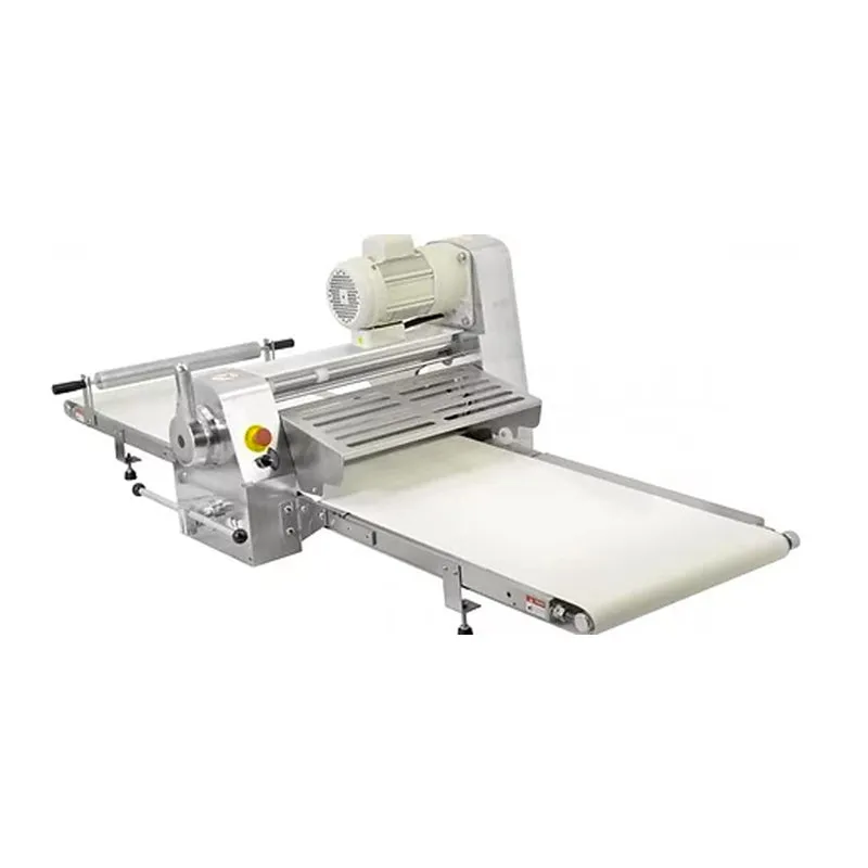 Chef AAA - SSDSTT. Commercial Dough Sheeter Conveyor Belt Stainless Steel Counter Top