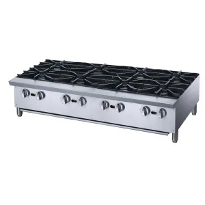 Chef AAA - TCHPA48 Commercial 48 Hot Plate with 8 Burners NG