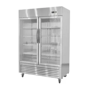 Chef AAA - TF-49BG 55 2 Glass Door Reach-in Freezer 40.7 cu. ft.