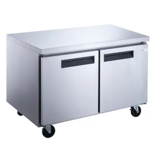 Chef AAA - TUC48R Commercial 48 Undercounter Worktop Refrigerator 12.2 cu.ft. NSF