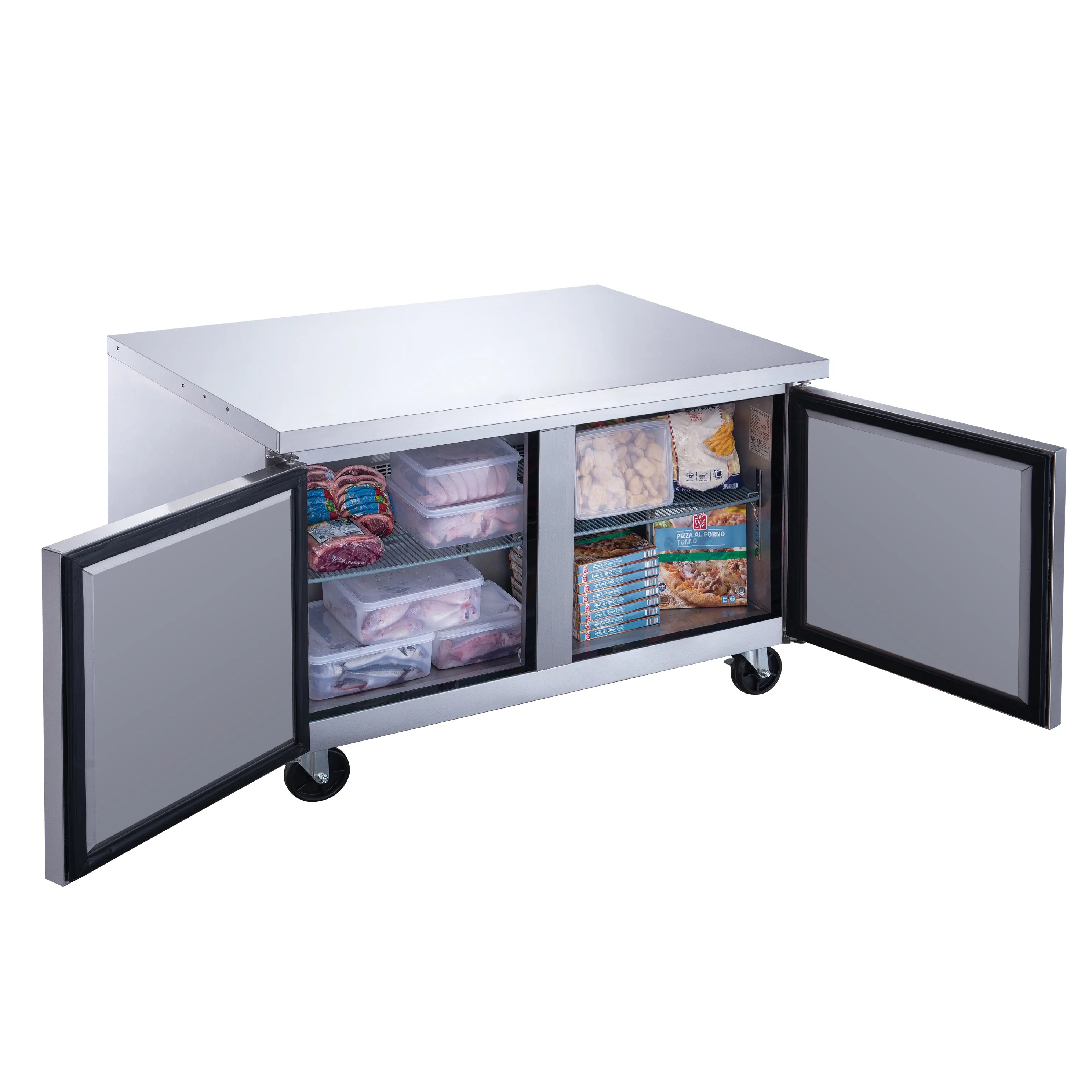 Chef AAA - TUC60R Commercial 60 Undercounter Worktop Refrigerator 15.5cu.ft NSF