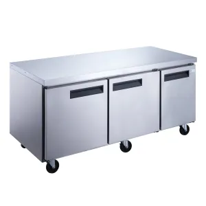 Chef AAA - TUC72F Commercial 72 Undercounter Worktop Freezer 18.9cu.ft. NSF