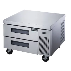 Dukers - DCB36-D2. Commercial Chef Base Refrigerator with 2 Drawers