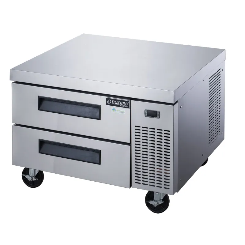 Dukers - DCB36-D2. Commercial Chef Base Refrigerator with 2 Drawers