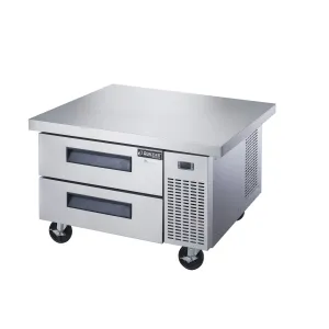 Dukers - DCB52-60-D2. Commercial Chef Base Refrigerator with 2 Drawers
