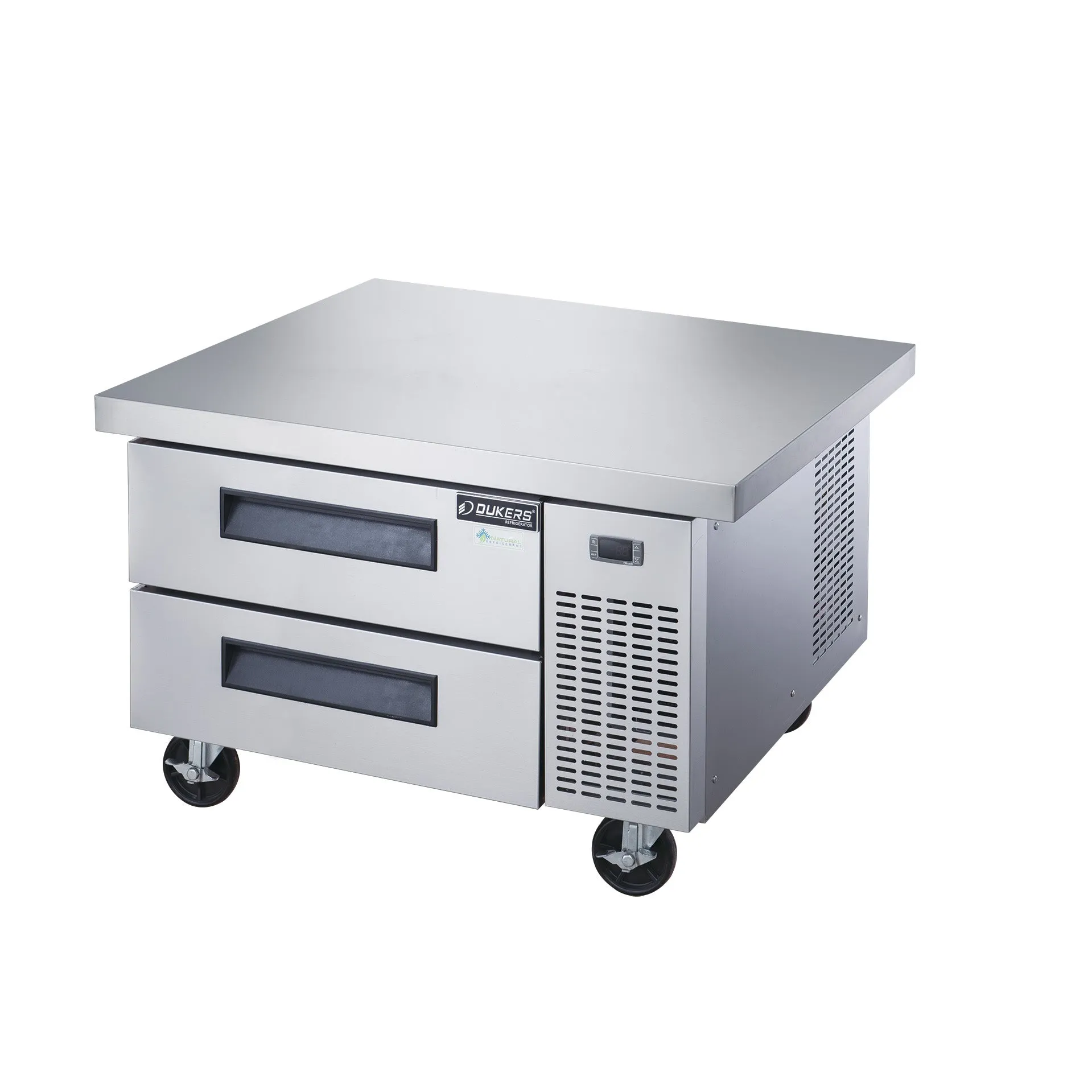 Dukers - DCB52-60-D2. Commercial Chef Base Refrigerator with 2 Drawers