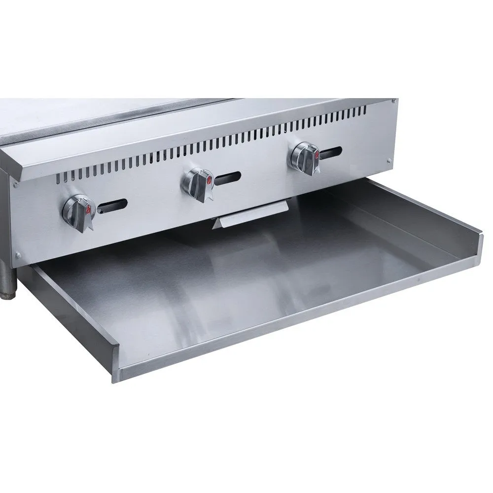 Dukers - DCGM60 60 NG/LP Gas Manual Countertop Griddle