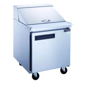 Dukers - DSP29-12M-S1. Commercial 29 Salad. Sandwich Food 12 Pan Prep Table Refrigerator Mega Top 6.6 cu.ft.