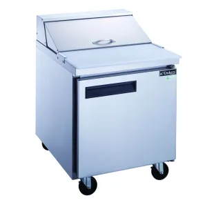 Dukers - DSP29-8-S1. Commercial 29 8 Pan Salad. Sandwich Food Prep Table Refrigerator 6.56 cu. ft.