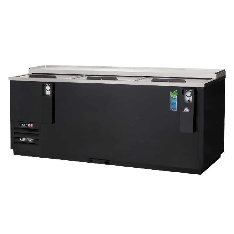 Everest - EBC80. Commercial 80 Bottle Cooler Refrigerator Horizontal 26 cu.ft.