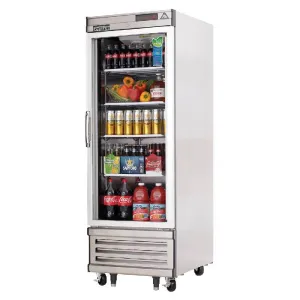 Everest - EBGR1. Commercial 27 1 Glass Door Reach-In Refrigerator 23 cu. ft.