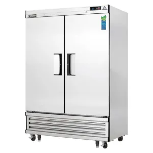 Everest - EBRF2. Commercial 54 2 Solid Door Reach-In Refrigerator Freezer 48 cu.ft.