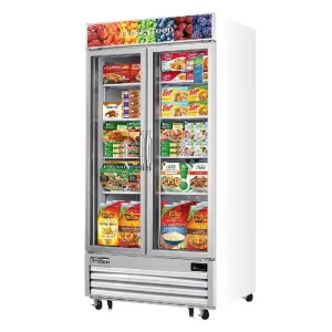 Everest - EMGF36 Commercial 41 2 Glass Door Merchandiser Freezer