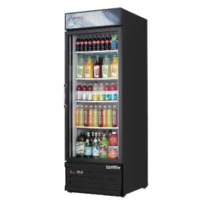 Everest - EMGR24B. Commercial 28 1 Swing Glass Door Merchandiser Refrigerator 25 cu.ft