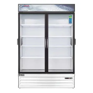 Everest - EMSGR48C. Commercial 53 2 Swing Glass Door Chromatography Merchandiser Refrigerator 50 cu. ft.