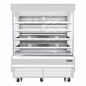 Everest - EOMV-72-W-35-T. Commercial 73 Vertical Open Air Display Merchandiser Refrigerator 37 cu. ft.